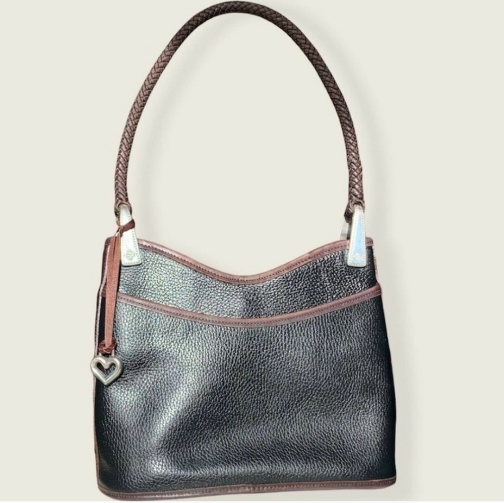 BRIGHTON HOBO Gina black/chocolate